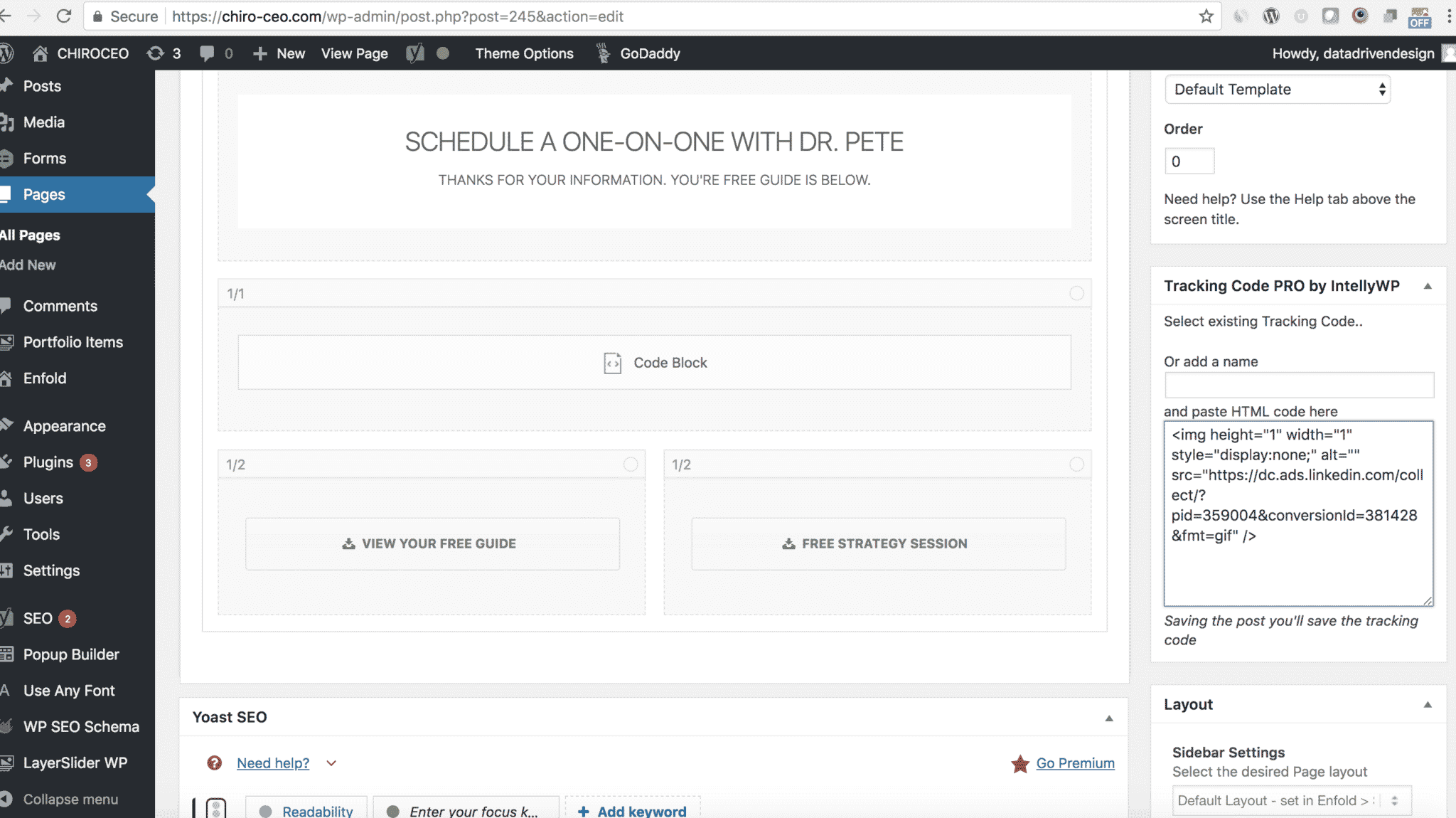 Installing Tracking Code On Your WordPress Website Conversion Pages ...